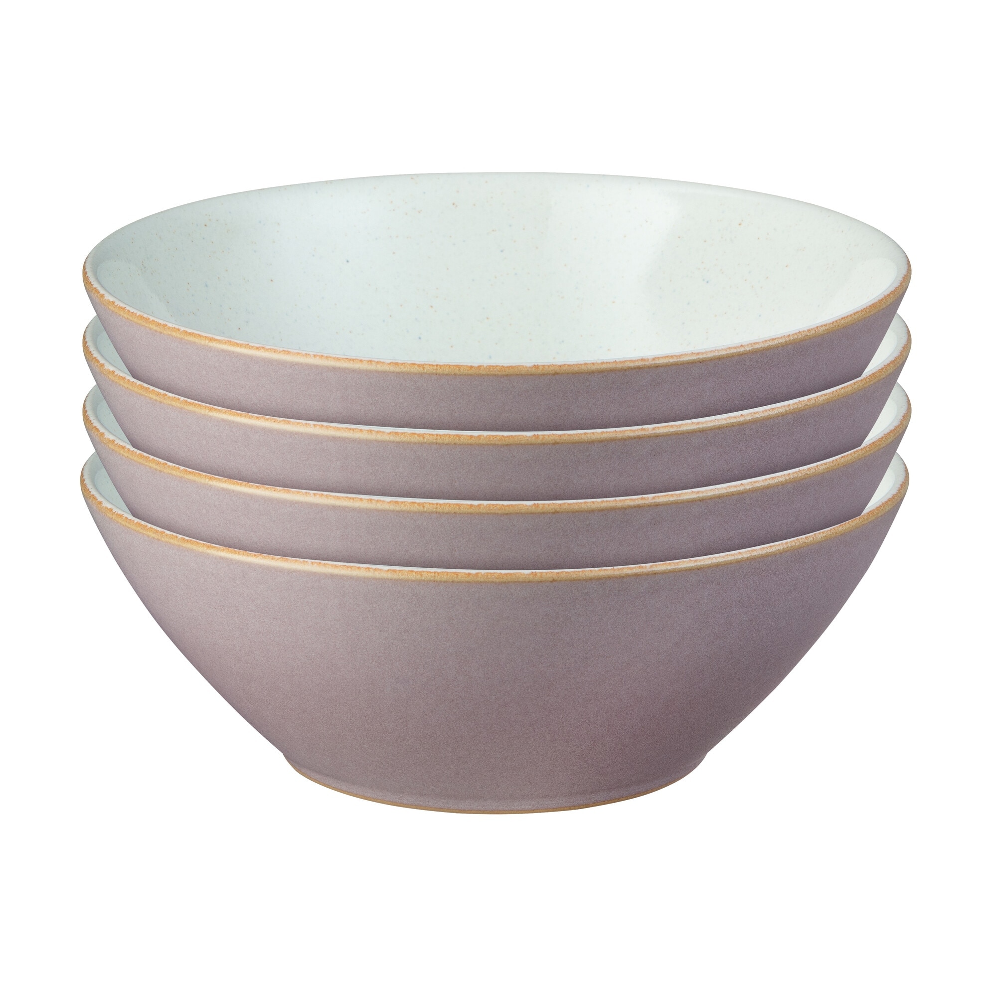 Product photograph of Impression Pink Set Of 4 Cereal Bowls from Denby Retail Ltd